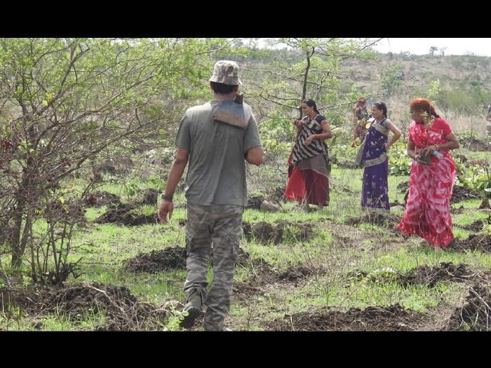 WNC team during a Mission Green plantation drive
